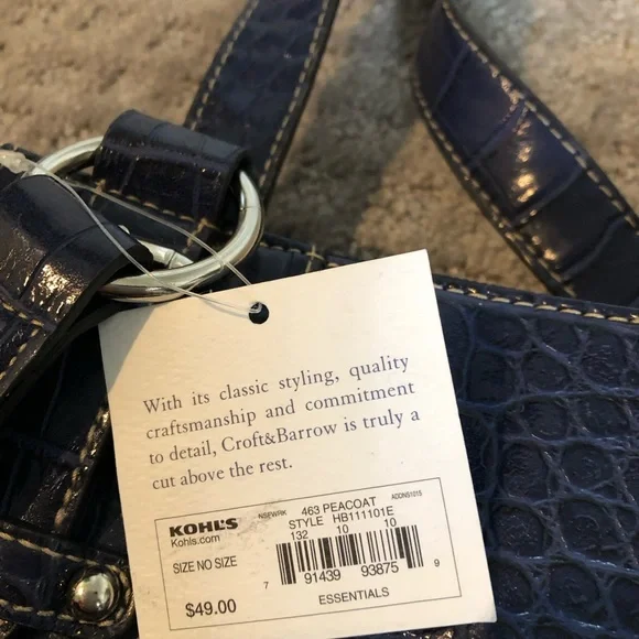 NEW Croft & Barrow Blue Purse - Picture 2 of 5